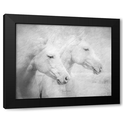 Side by Side Black Modern Wood Framed Art Print by Murdock, Ramona