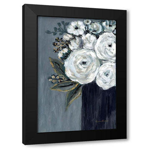 Moonlight Bouquet I Black Modern Wood Framed Art Print by Murdock, Ramona