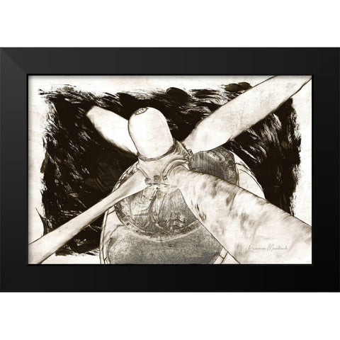 Prop I Black Modern Wood Framed Art Print by Murdock, Ramona