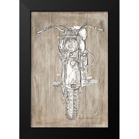 Dream Cycle No. 2 Black Modern Wood Framed Art Print by Murdock, Ramona