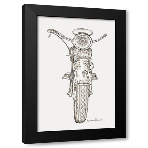 Upstanding Cycle I Black Modern Wood Framed Art Print by Murdock, Ramona