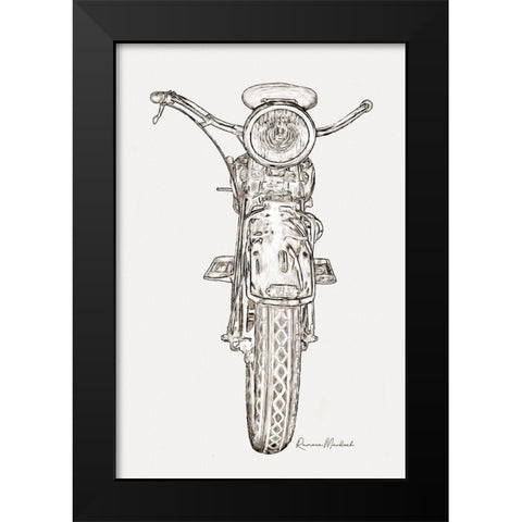 Upstanding Cycle I Black Modern Wood Framed Art Print by Murdock, Ramona