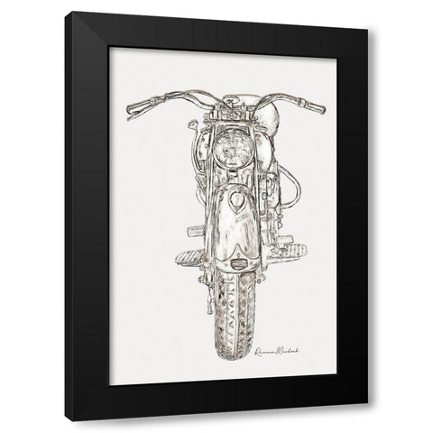 Upstanding Cycle II Black Modern Wood Framed Art Print by Murdock, Ramona