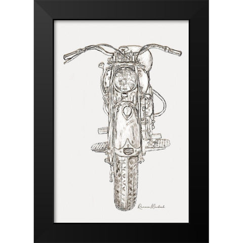 Upstanding Cycle II Black Modern Wood Framed Art Print by Murdock, Ramona