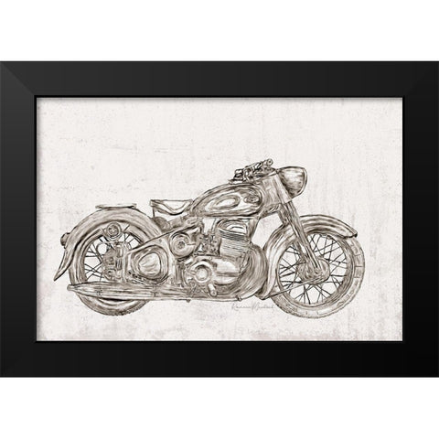 Sweet Ride No. 1 Black Modern Wood Framed Art Print by Murdock, Ramona