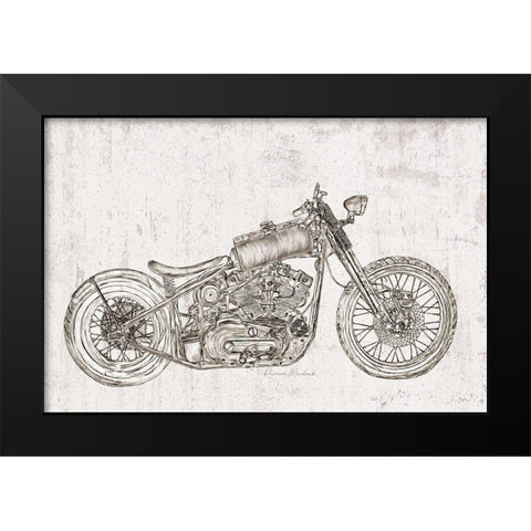 Sweet Ride No. 3 Black Modern Wood Framed Art Print by Murdock, Ramona