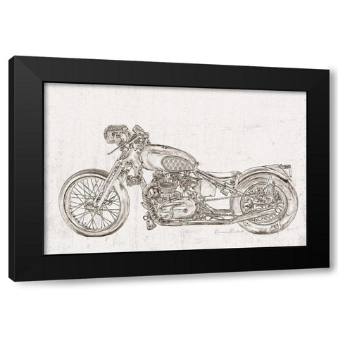 Sweet Ride No. 5 Black Modern Wood Framed Art Print by Murdock, Ramona