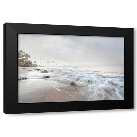 Early Morning Beach III Black Modern Wood Framed Art Print by Murdock, Ramona