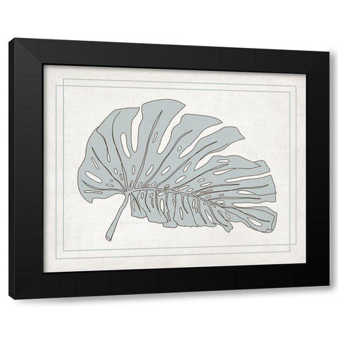 Tropical Monstera II Black Modern Wood Framed Art Print by Murdock, Ramona