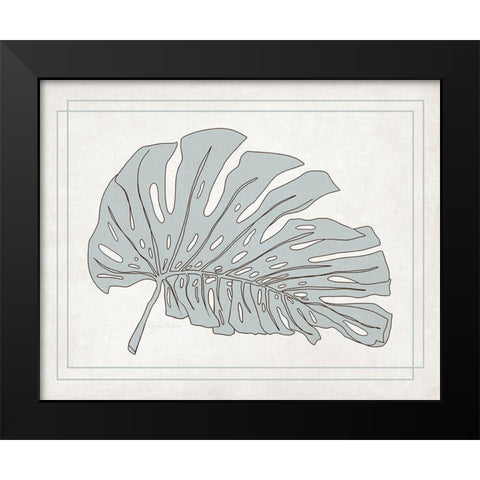 Tropical Monstera II Black Modern Wood Framed Art Print by Murdock, Ramona