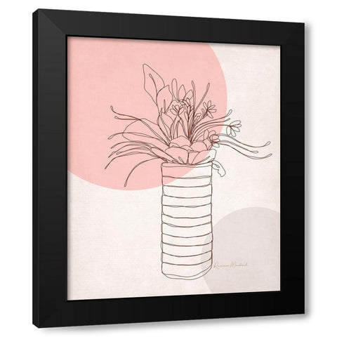 Spotlight on Vase I Black Modern Wood Framed Art Print by Murdock, Ramona