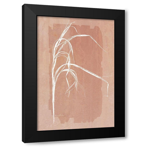 Fall Grasses No. 1 Black Modern Wood Framed Art Print with Double Matting by Murdock, Ramona