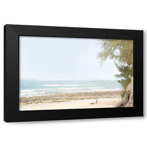 Day at the Beach I Black Modern Wood Framed Art Print with Double Matting by Murdock, Ramona