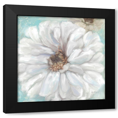 Zinnia II Black Modern Wood Framed Art Print by Murdock, Ramona