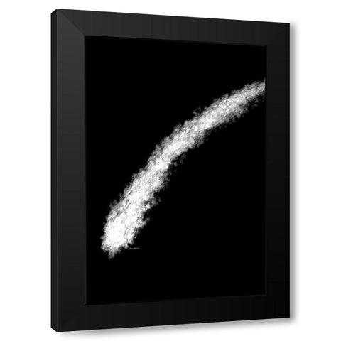 Comet Black Modern Wood Framed Art Print with Double Matting by Murdock, Ramona