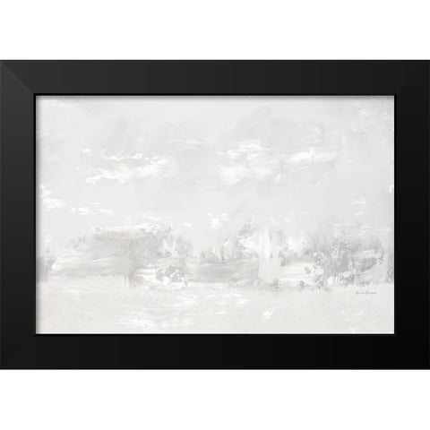 Neutral Abstract I Black Modern Wood Framed Art Print by Murdock, Ramona