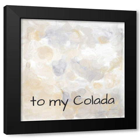 Pina Black Modern Wood Framed Art Print by Murdock, Ramona