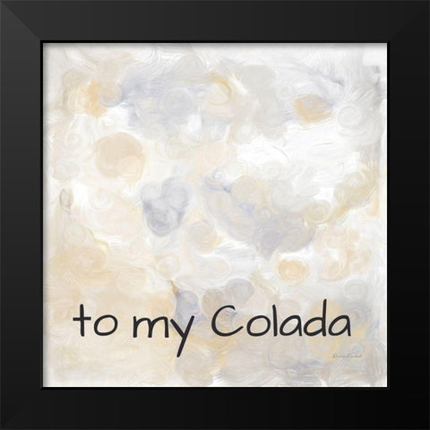 Pina Black Modern Wood Framed Art Print by Murdock, Ramona