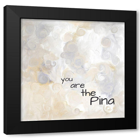 Colada Black Modern Wood Framed Art Print by Murdock, Ramona