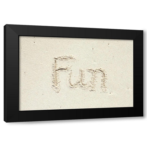 Fun Black Modern Wood Framed Art Print with Double Matting by Murdock, Ramona