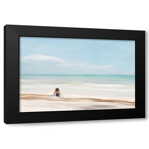 Tinas World Black Modern Wood Framed Art Print with Double Matting by Murdock, Ramona