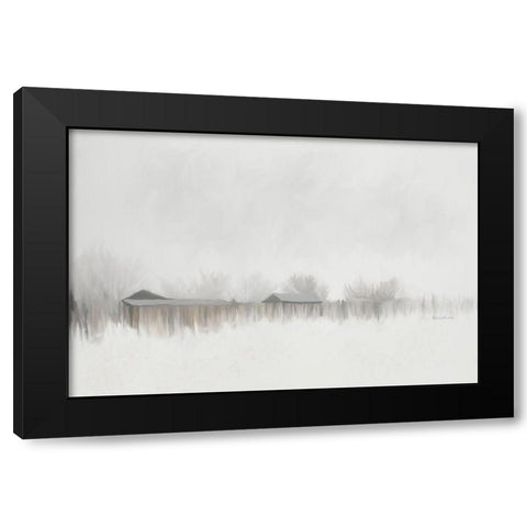 Vintage Farmstead No. 2 Black Modern Wood Framed Art Print by Murdock, Ramona