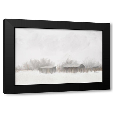 Vintage Farmstead No. 1 Black Modern Wood Framed Art Print by Murdock, Ramona