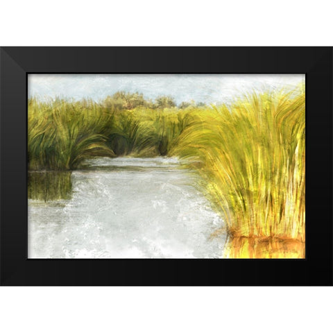 Marshy Wetlands No. 2 Black Modern Wood Framed Art Print by Murdock, Ramona