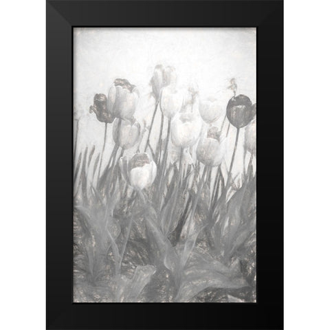 Tulips I Black Modern Wood Framed Art Print by Murdock, Ramona