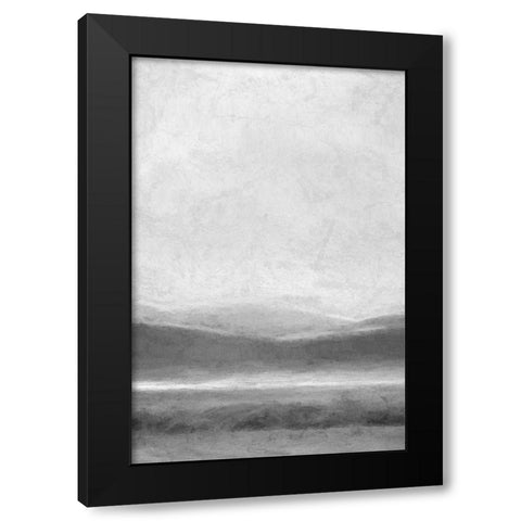 Distant Hills Black Modern Wood Framed Art Print with Double Matting by Murdock, Ramona