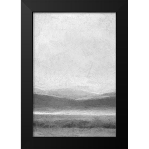 Distant Hills Black Modern Wood Framed Art Print by Murdock, Ramona