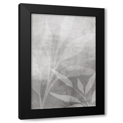 Leafy Parts No. 2 Black Modern Wood Framed Art Print by Murdock, Ramona