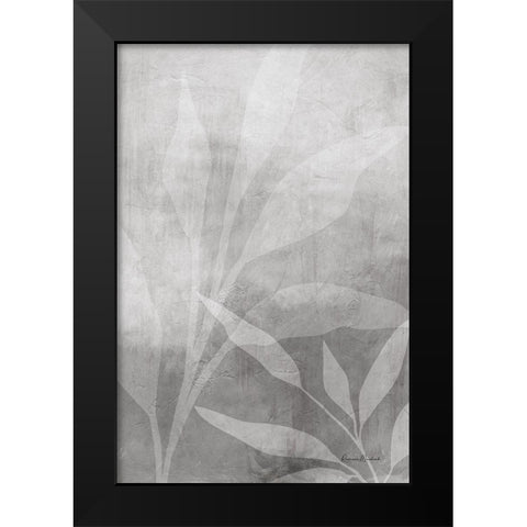 Leafy Parts No. 2 Black Modern Wood Framed Art Print by Murdock, Ramona