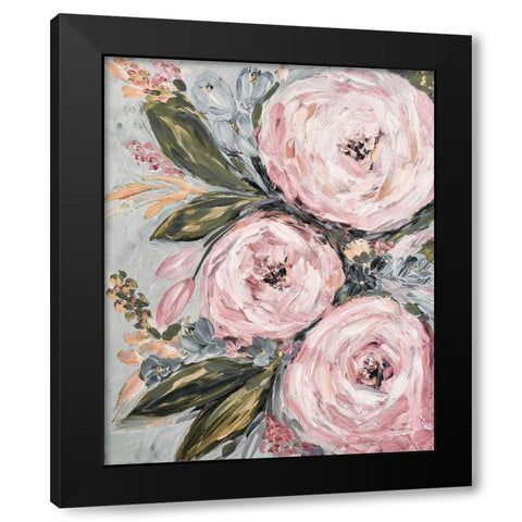 Garden Glories No. 1 Black Modern Wood Framed Art Print by Murdock, Ramona