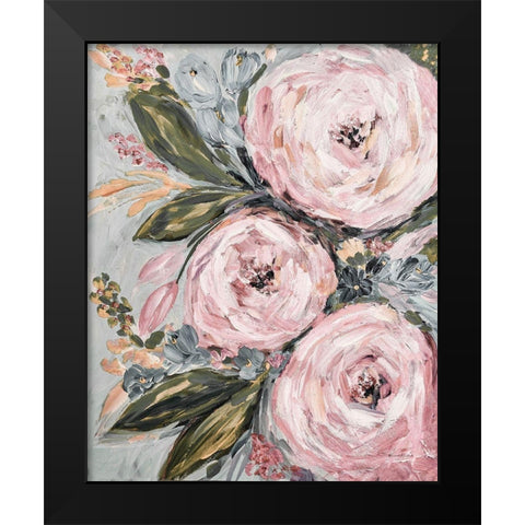Garden Glories No. 1 Black Modern Wood Framed Art Print by Murdock, Ramona