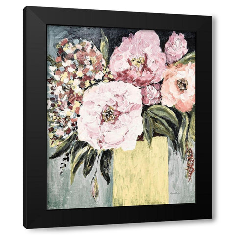 Garden Glories No. 3 Black Modern Wood Framed Art Print with Double Matting by Murdock, Ramona