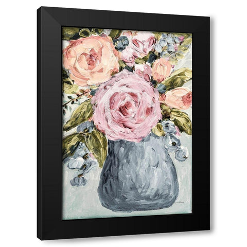 Garden Glories No. 8 Black Modern Wood Framed Art Print by Murdock, Ramona