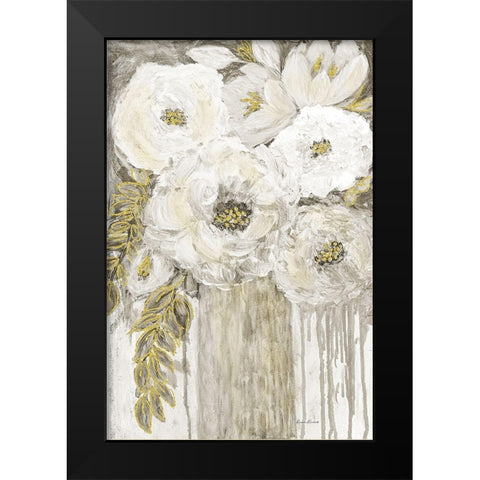 Gilded Lily No. 1 Black Modern Wood Framed Art Print by Murdock, Ramona