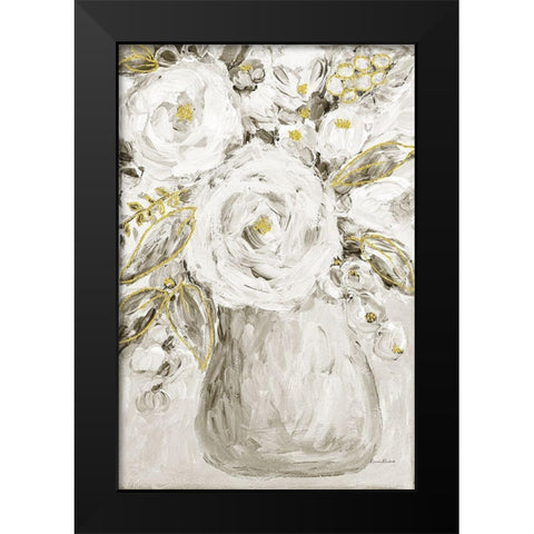 Golden Age Floral IV Black Modern Wood Framed Art Print by Murdock, Ramona