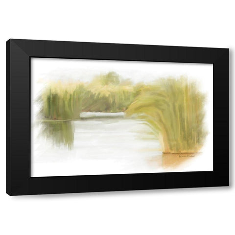 Marshy Wetlands II Black Modern Wood Framed Art Print with Double Matting by Murdock, Ramona