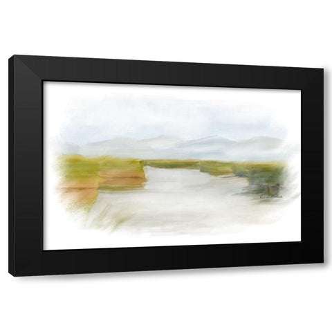Marshy Wetlands III Black Modern Wood Framed Art Print by Murdock, Ramona