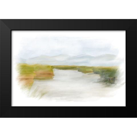 Marshy Wetlands III Black Modern Wood Framed Art Print by Murdock, Ramona