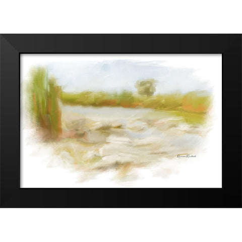 Marshy Wetlands IV Black Modern Wood Framed Art Print by Murdock, Ramona