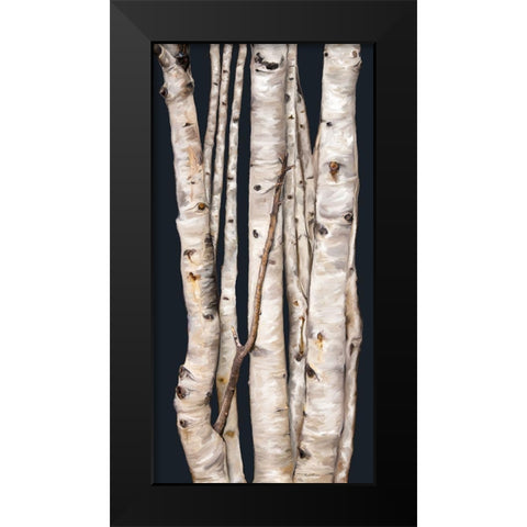 Birch Tree I Black Modern Wood Framed Art Print by Murdock, Ramona