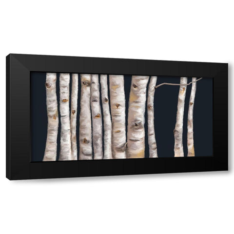 Birch Grove I Black Modern Wood Framed Art Print by Murdock, Ramona