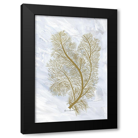 Feathery Sea Fern I Black Modern Wood Framed Art Print by Murdock, Ramona