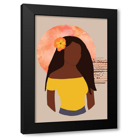 Sunset Beauty Black Modern Wood Framed Art Print with Double Matting by Murdock, Ramona