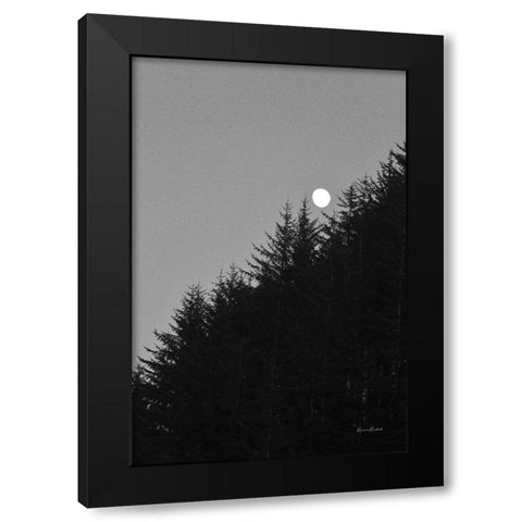 Piney Mountain Black Modern Wood Framed Art Print with Double Matting by Murdock, Ramona