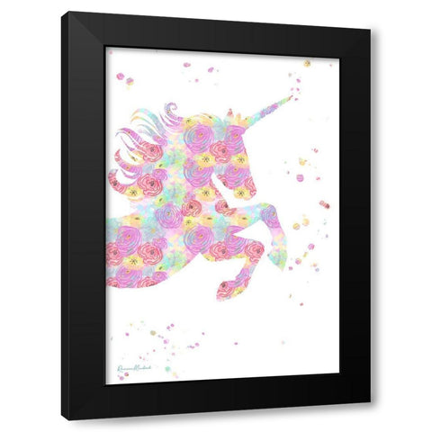 I Feel Pretty Black Modern Wood Framed Art Print with Double Matting by Murdock, Ramona