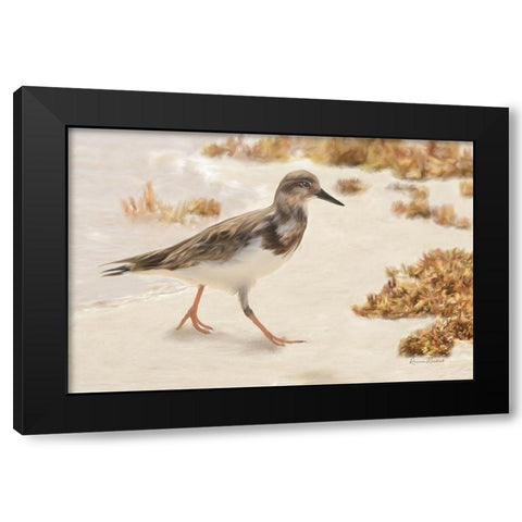 Struttin the Stuff Black Modern Wood Framed Art Print by Murdock, Ramona